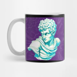 Angered Bust Of David Mug